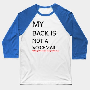 Voicemail Baseball T-Shirt